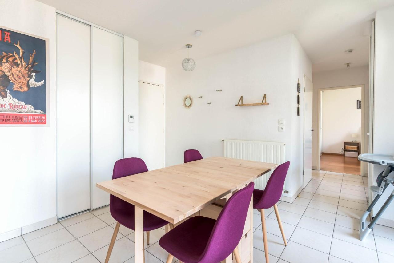 Appartement La loge du Minotaure, cosy, parking et bureaux à Toulouse Extérieur photo