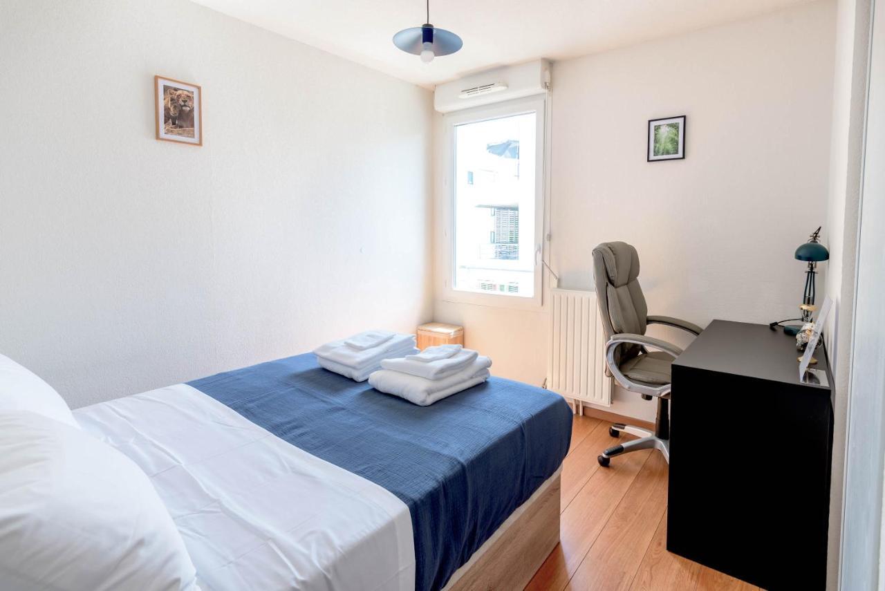 Appartement La loge du Minotaure, cosy, parking et bureaux à Toulouse Extérieur photo